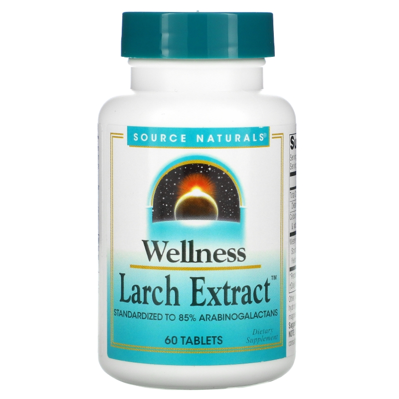 Source Naturals, Wellness, Экстракт лиственницы, 60 таблеток