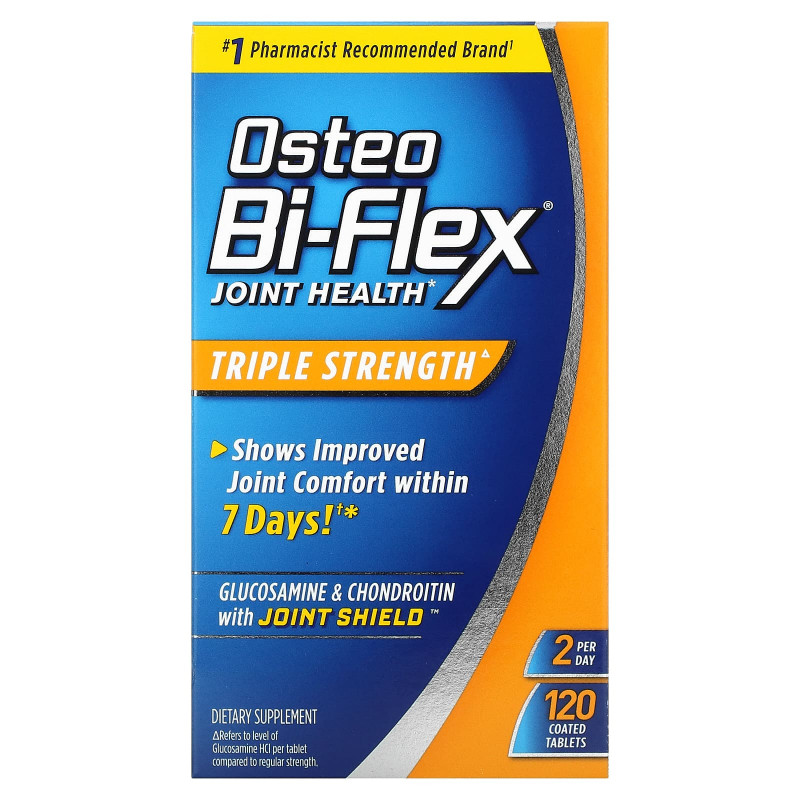 Osteo Bi-Flex, Glucosamine Chondroitin with 5-Loxin Advanced Joint Care, Утроенная сила, 120 каплетов