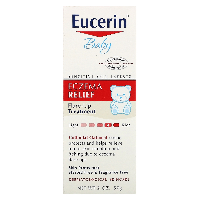 Eucerin, Eczema Relief for Baby, Instant Therapy Creme, 2.0 oz