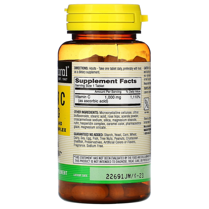 Mason Natural, Vitamin C, 1000 mg, 90 Tablets