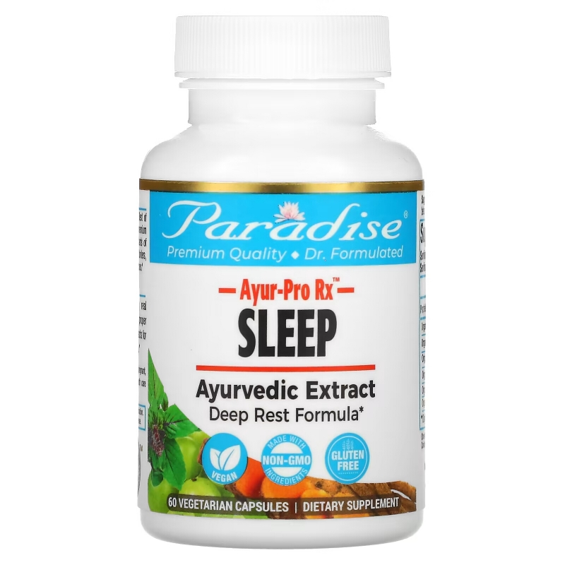 Paradise Herbs, AYUR Pro Rx, Sleep, 60 Vegetarian Capsules