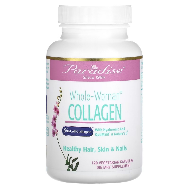 Paradise Herbs, Whole-Woman Collagen, 120 Vegetarian Capsules