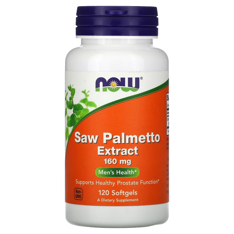 Now Foods, Saw Palmetto Extract, 160 mg, 120 Softgels