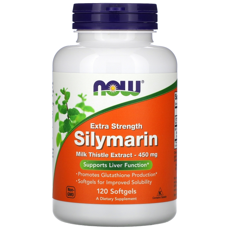 Now Foods, Silymarin, Extra Strength, 120 Softgels