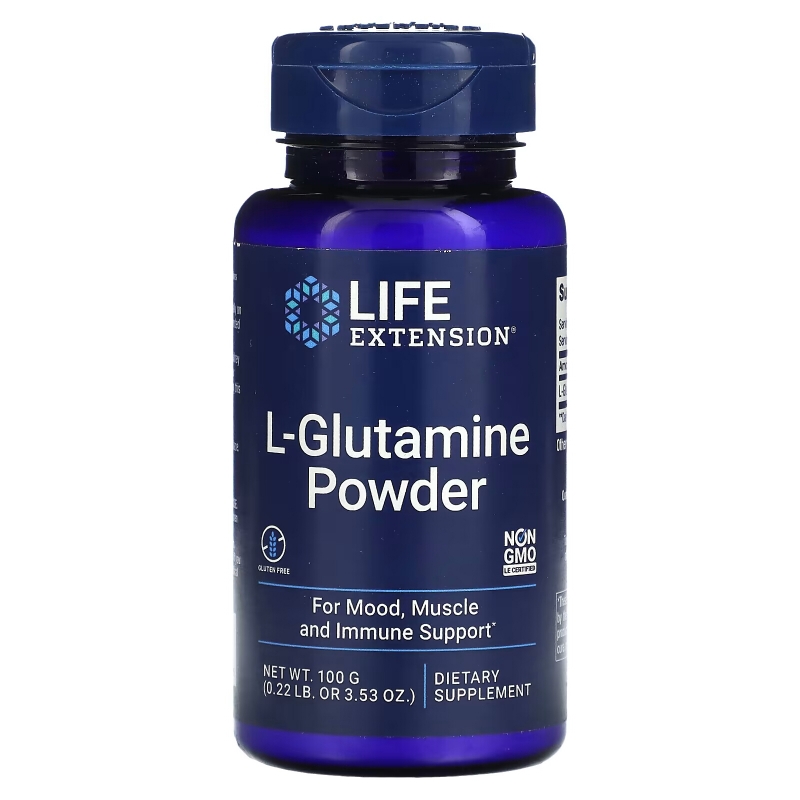 Life Extension, L-Glutamine Powder, 3.53 oz (100 g)