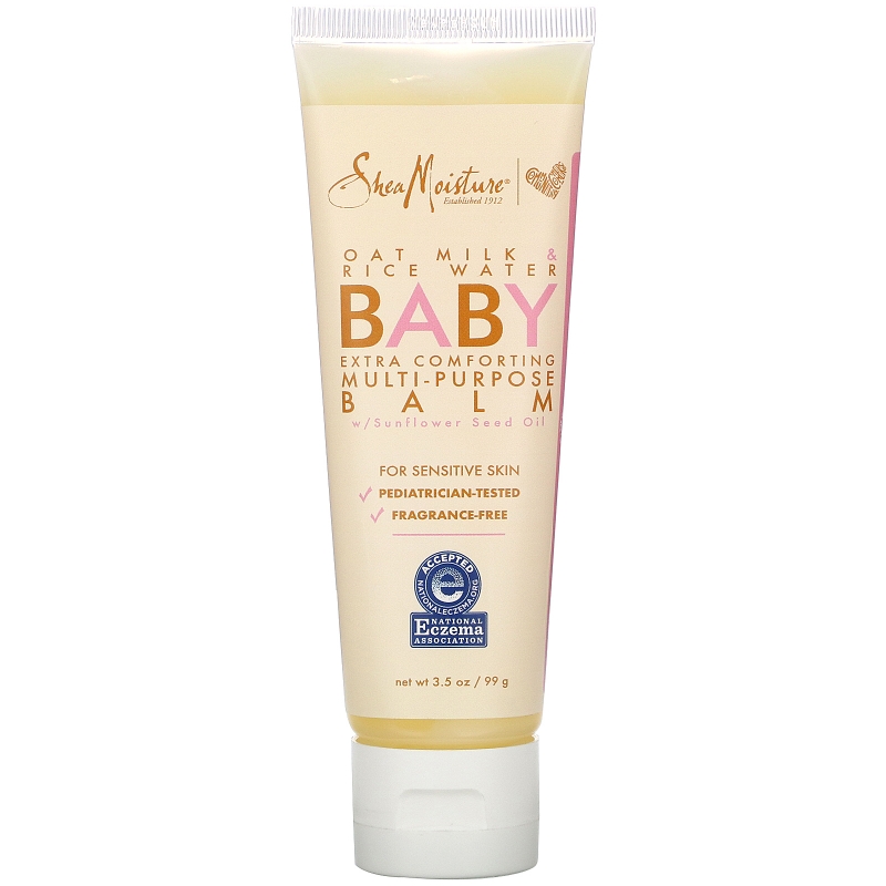 SheaMoisture, Baby Multi-Purpose Balm, Oat Milk & Rice Water,  3.5 oz (99 g)