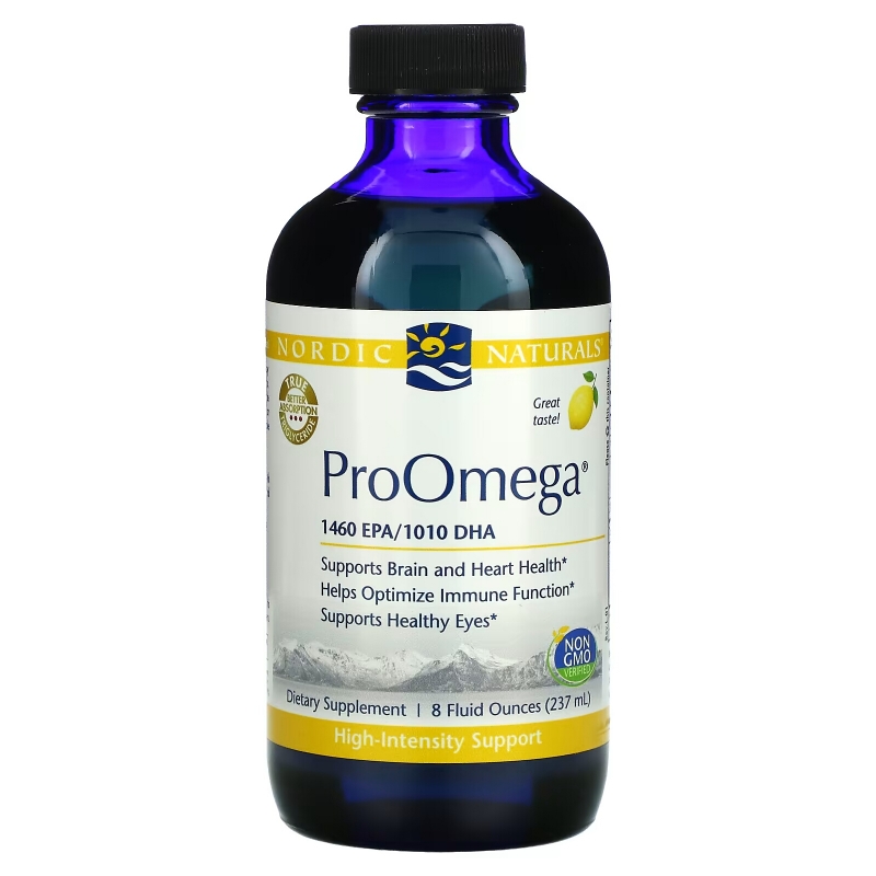 Nordic Naturals, ProOmega, Lemon Flavor, 8 fl oz (237 ml)