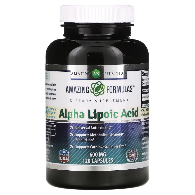 Amazing Nutrition, Alpha Lipoic Acid, 600 mg, 120 Capsules