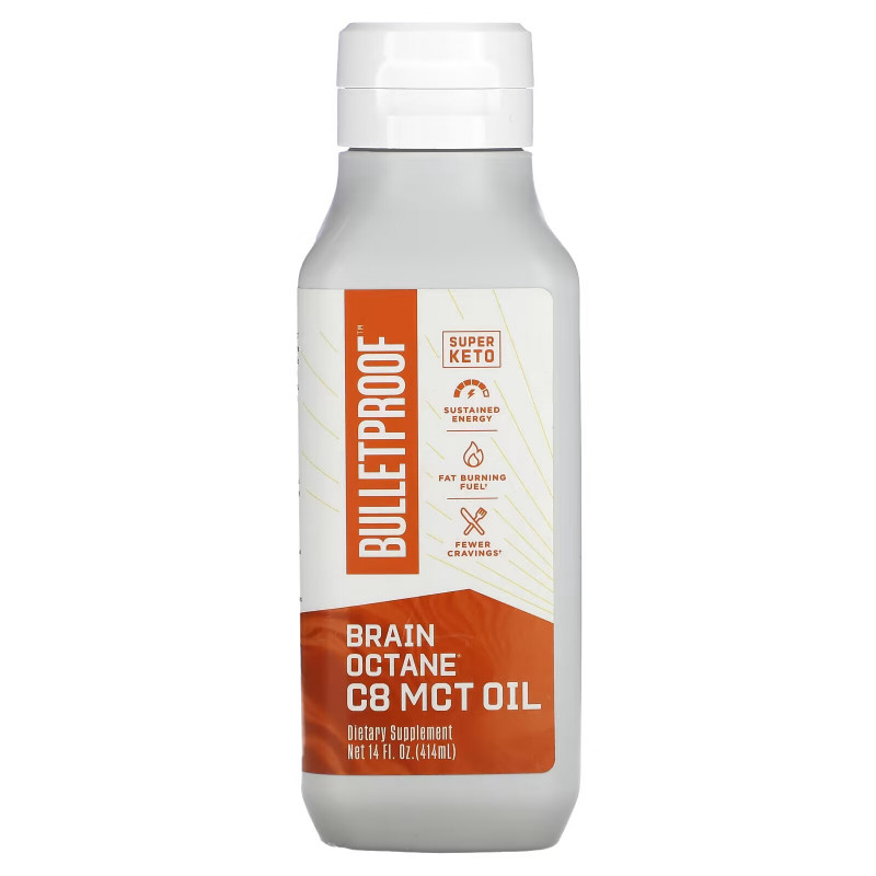 BulletProof, Brain Octane, C8 MCT Oil, 14 fl oz (414 ml)