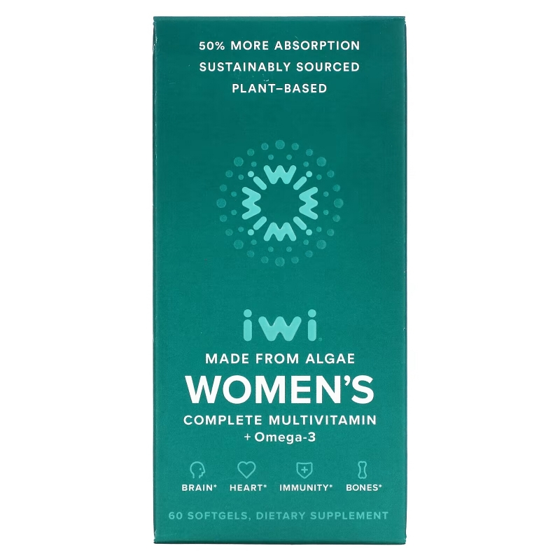 iWi, Women's Complete Multivitamin + Omega-3, 60 Softgels