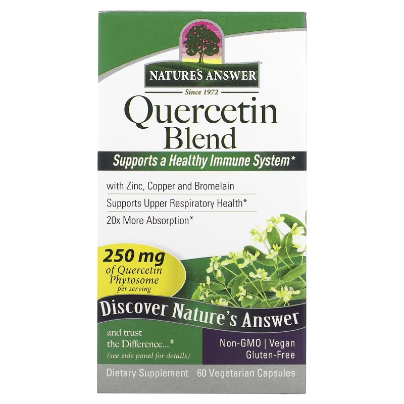 Nature's Answer, Quercetin Blend, 250 mg, 60 Vegetarian Capsules