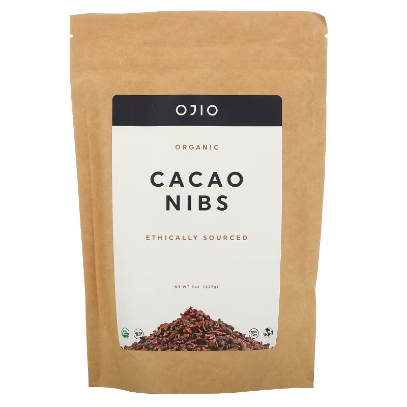 Ojio, Organic Cacao Nibs, 8 oz (227 g)