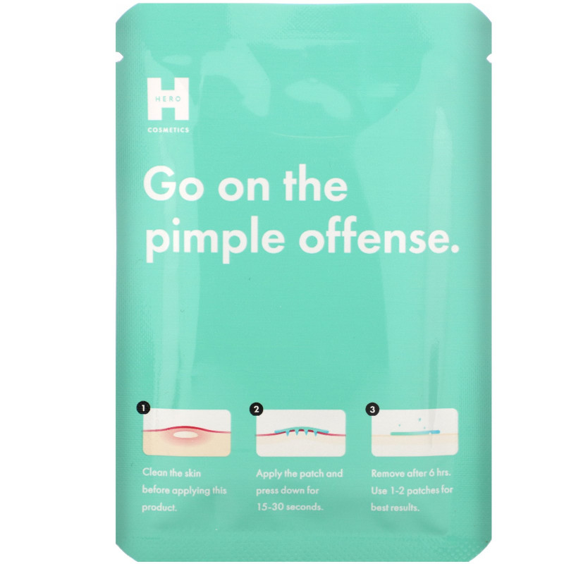 Hero Cosmetics, Mighty Patch, Micropoint for Blemishes, 6 Patches