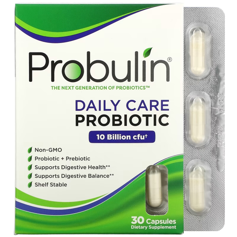 Probulin, Daily Care, Probiotic, 10 Billion CFU, 30 Capsules