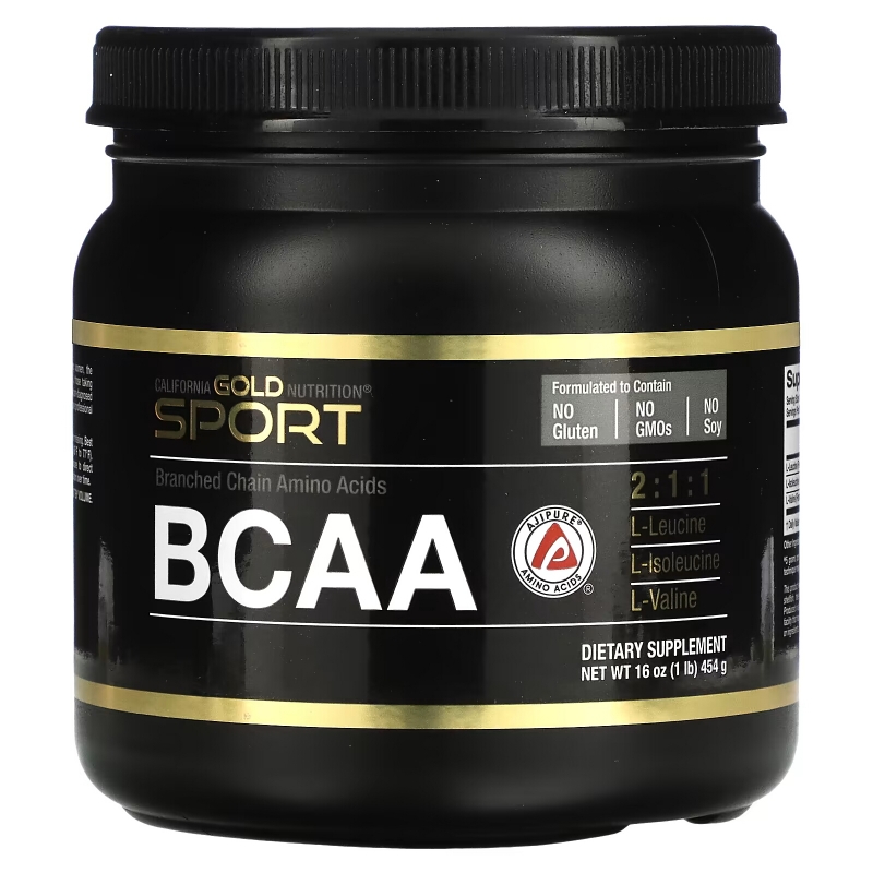 California Gold Nutrition, AjiPure, BCAA, Branched Chain Amino Acids, Gluten-Free, 16 oz (454 g)