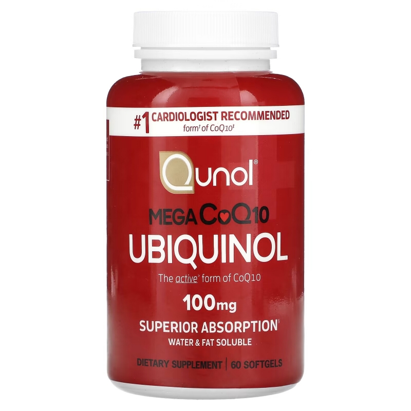 Qunol Mega CoQ10 60 Softgels